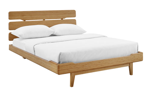 Currant Platform Bed by Greenington - Caramelized Bamboo Wood.