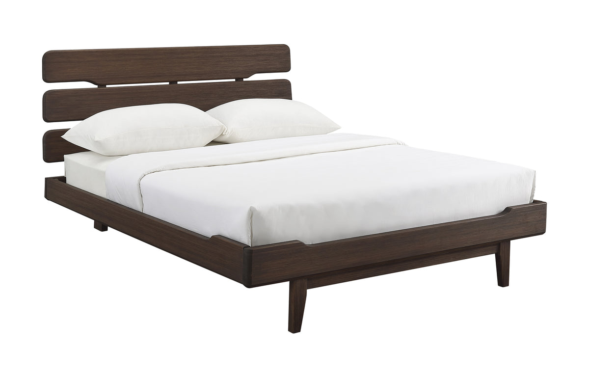 Currant Platform Bed by Greenington - Oiled Walnut.