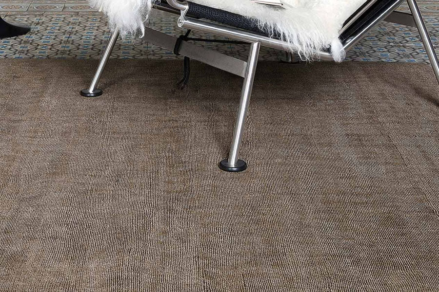 Current Hand Woven Rug by Ligne Pure, showing current hand woven rug in live shot.