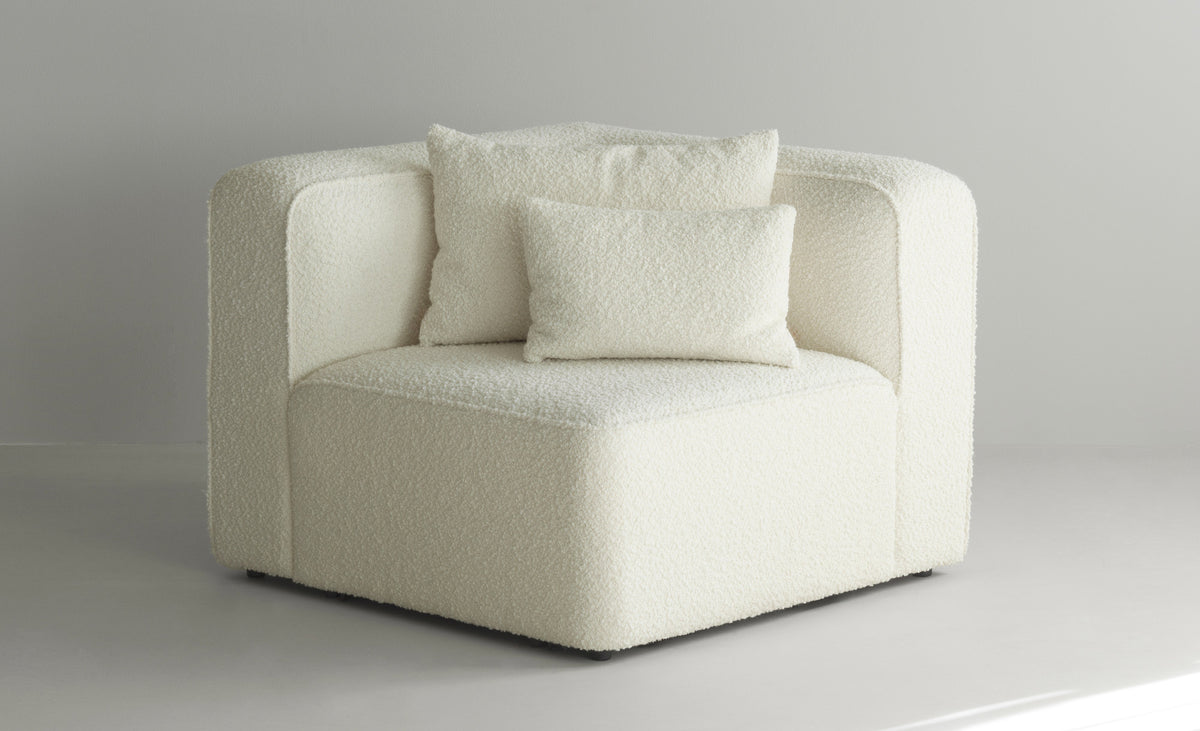 Cushion for Softy/Sum/Swell Sofa by Normann Copenhagen, showing cushions for softy/sum/swell sofa in live shot.