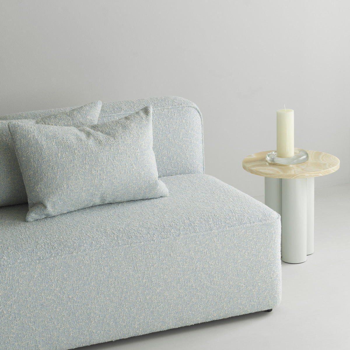 Cushion for Softy/Sum/Swell Sofa by Normann Copenhagen, showing cushions for softy/sum/swell sofa in live shot.