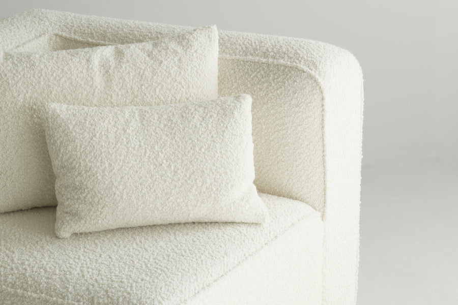 Cushion for Softy/Sum/Swell Sofa by Normann Copenhagen, showing cushions for softy/sum/swell sofa in live shot.