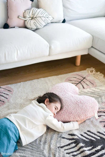 Star Cushion by Lorena Canals, showing star cushion in live shot.