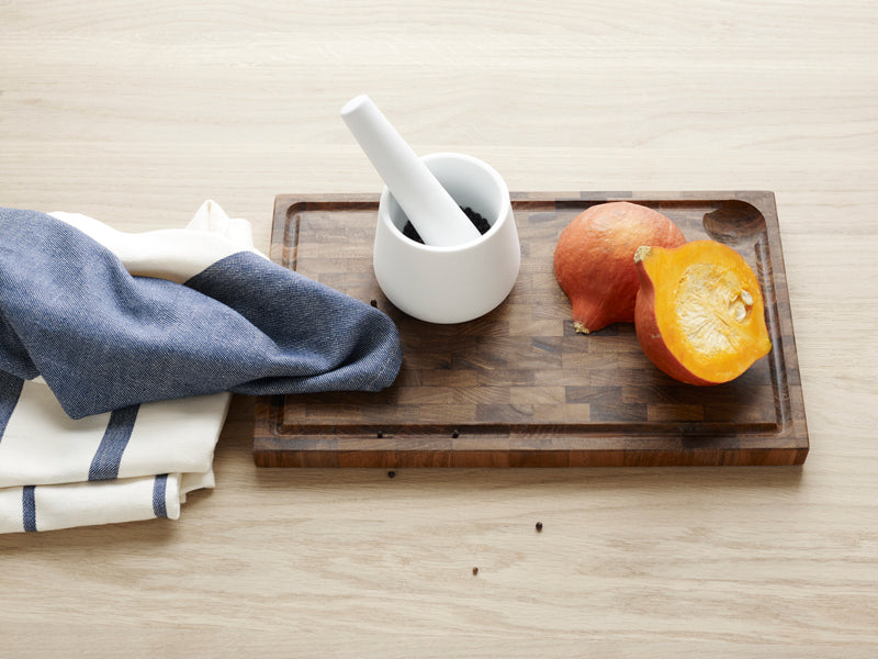 Dania Cutting Teak Board by Skagerak, showing cutting teak board in live shot.