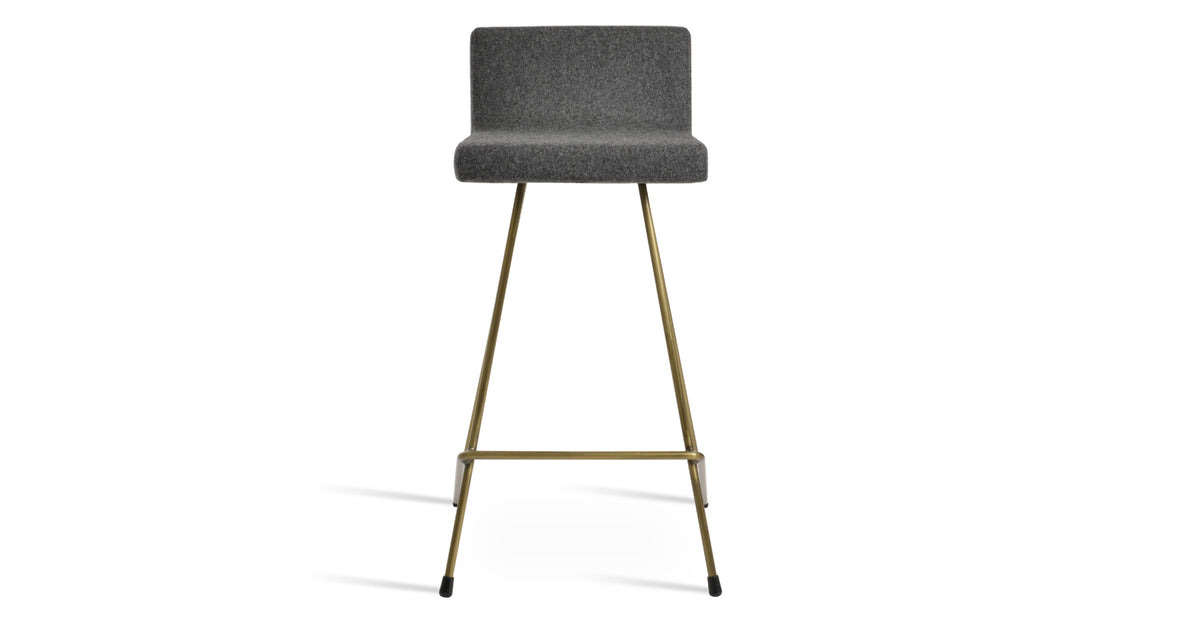 Dallas Cat Wire Stool by SohoConcept, showing front view of dallas cat wire stool.