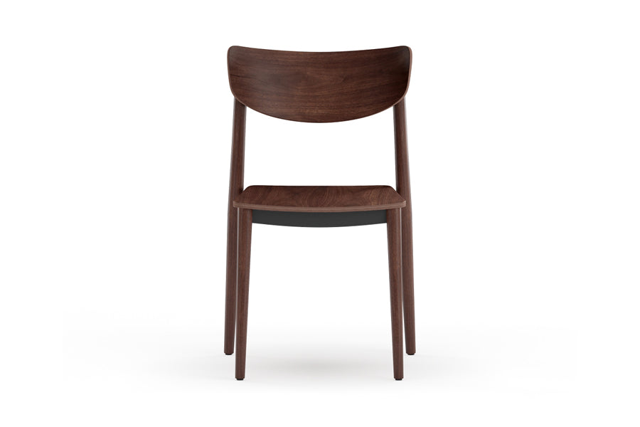 Dante Chair by B&T, showing front view of dante chair.