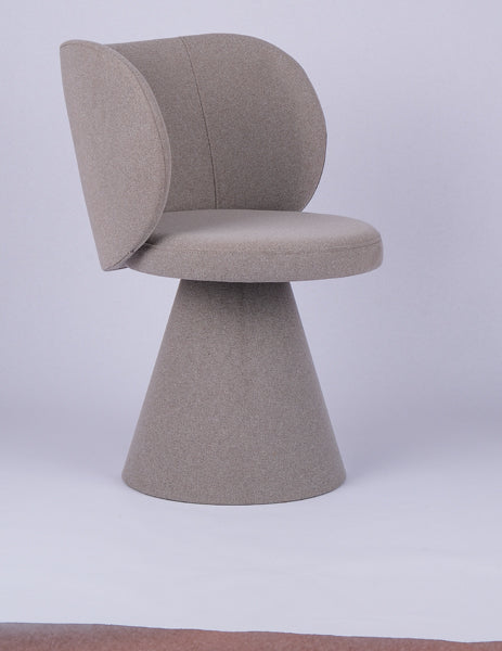Dazzle Cone Chair by Kollektiff, showing dazzle cone chair in live shot.