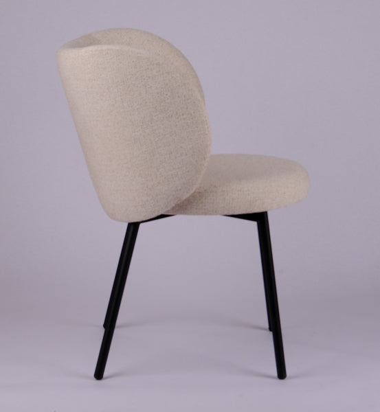 Dazzle Metal Chair by Kollektiff, showing dazzle metal chair in live shot.