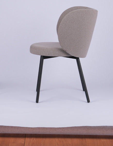 Dazzle Metal Chair by Kollektiff, showing dazzle metal chair in live shot.