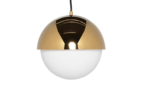 Demi Pendant by Nuevo, showing front view of demi pendant.