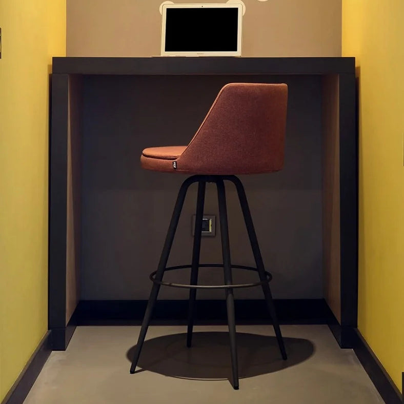 Dia 50 Swivel Stool by B&T, showing dia 50 swivel stool in live shot.