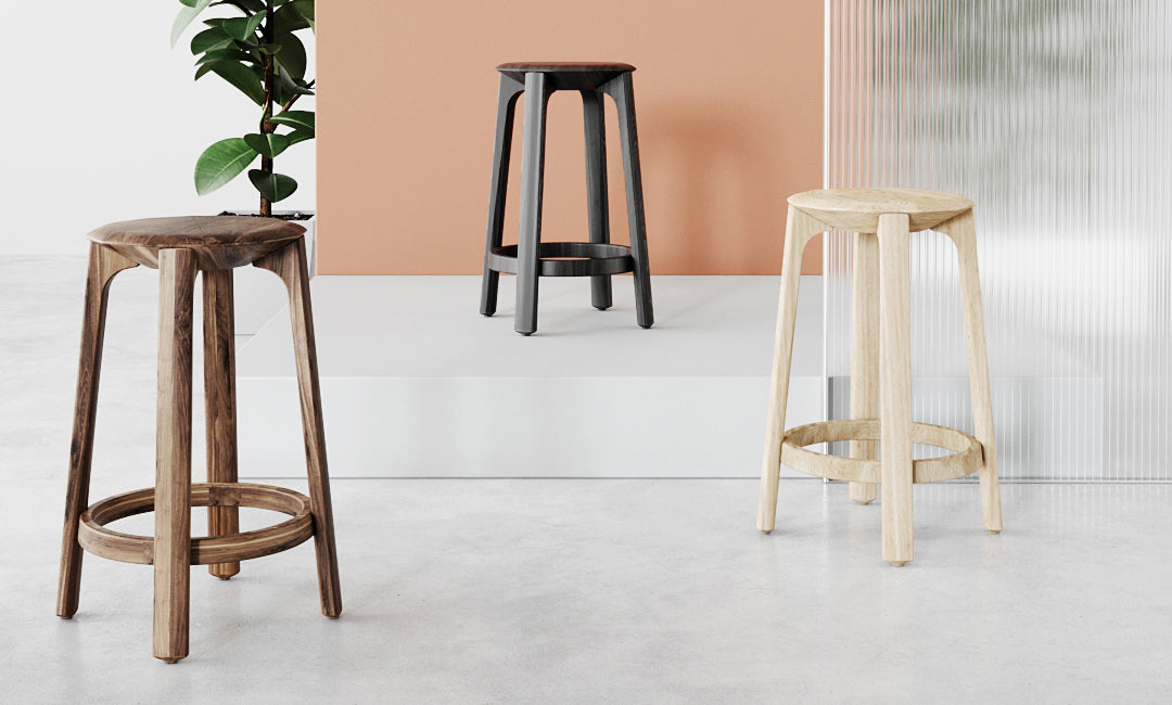 Diamond Stool by Kollektiff, showing diamond stools in live shot.