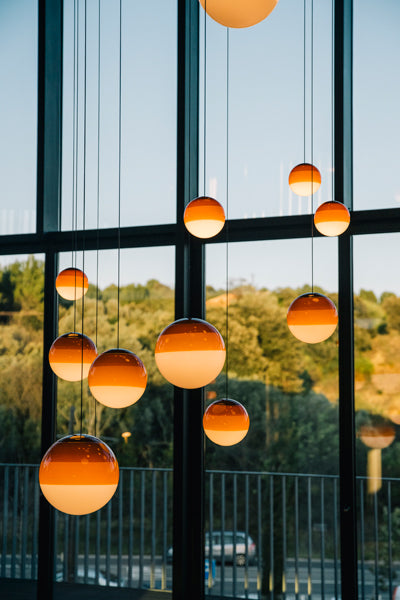Dipping ø11.8" 30V-24V Pendant Light by Marset, showing dipping ø11.8" 30v-24v pendant lights in live shot.