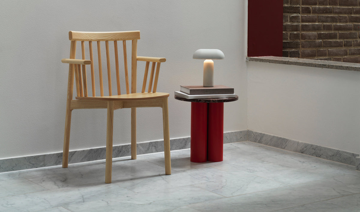 Dit Side Table by Normann Copenhagen, showing dit side table in live shot.