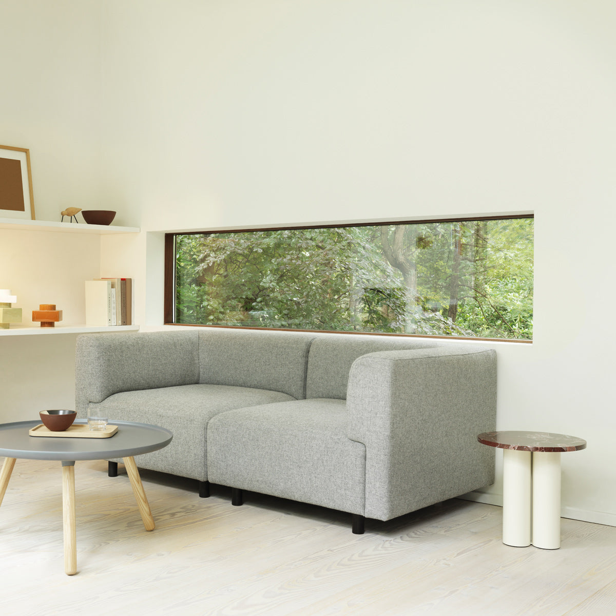 Dit Side Table by Normann Copenhagen, showing dit side table in live shot.