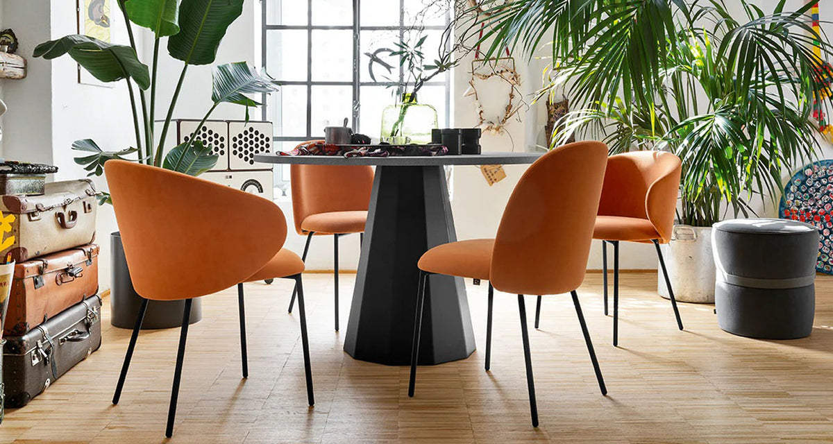 Dix Fixed Table by Connubia, showing dix fixed table in live shot.