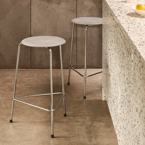 Dot Stool by Fritz Hansen, showing dot stools in live shot.
