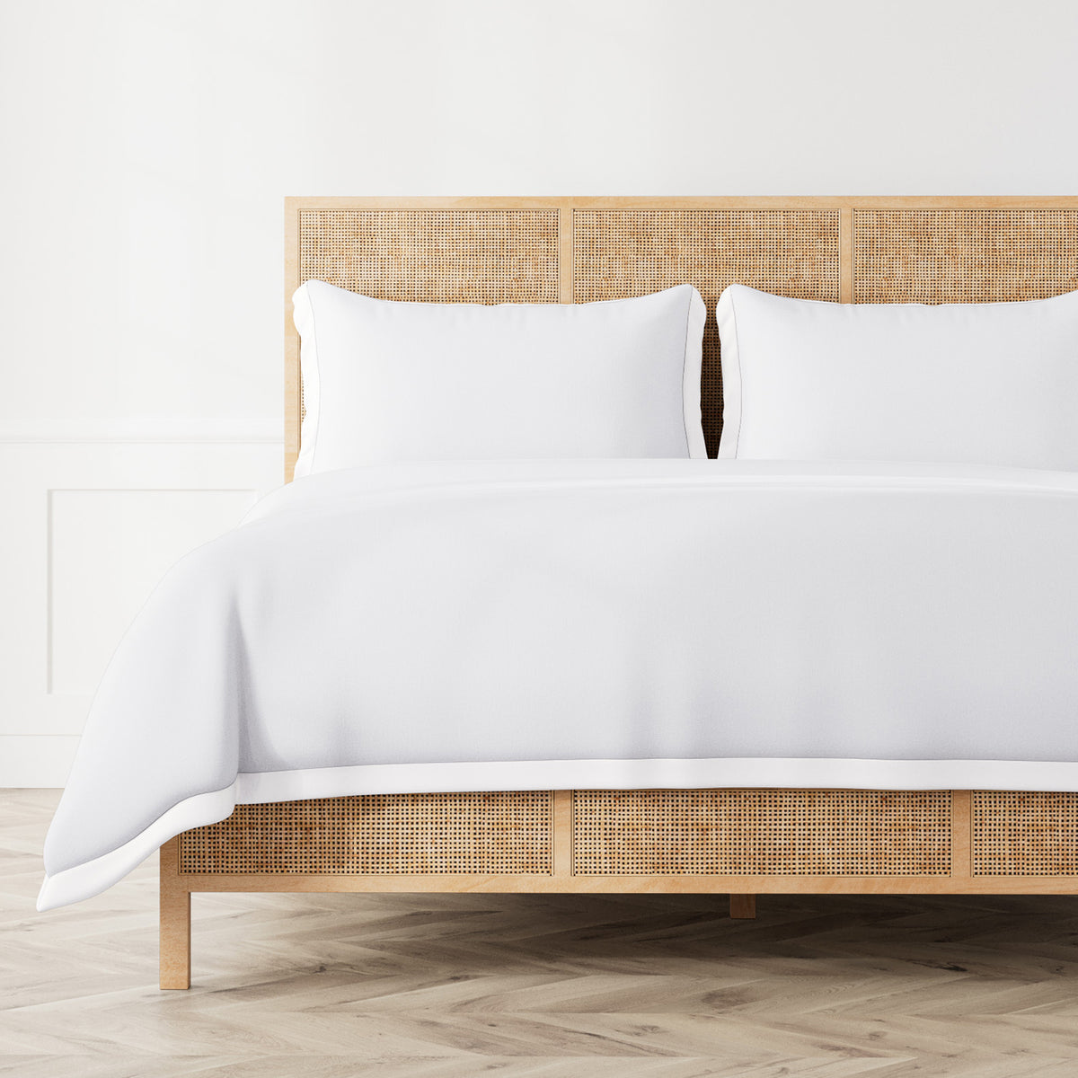Lover's Kimono Linen Duvet Cover in White