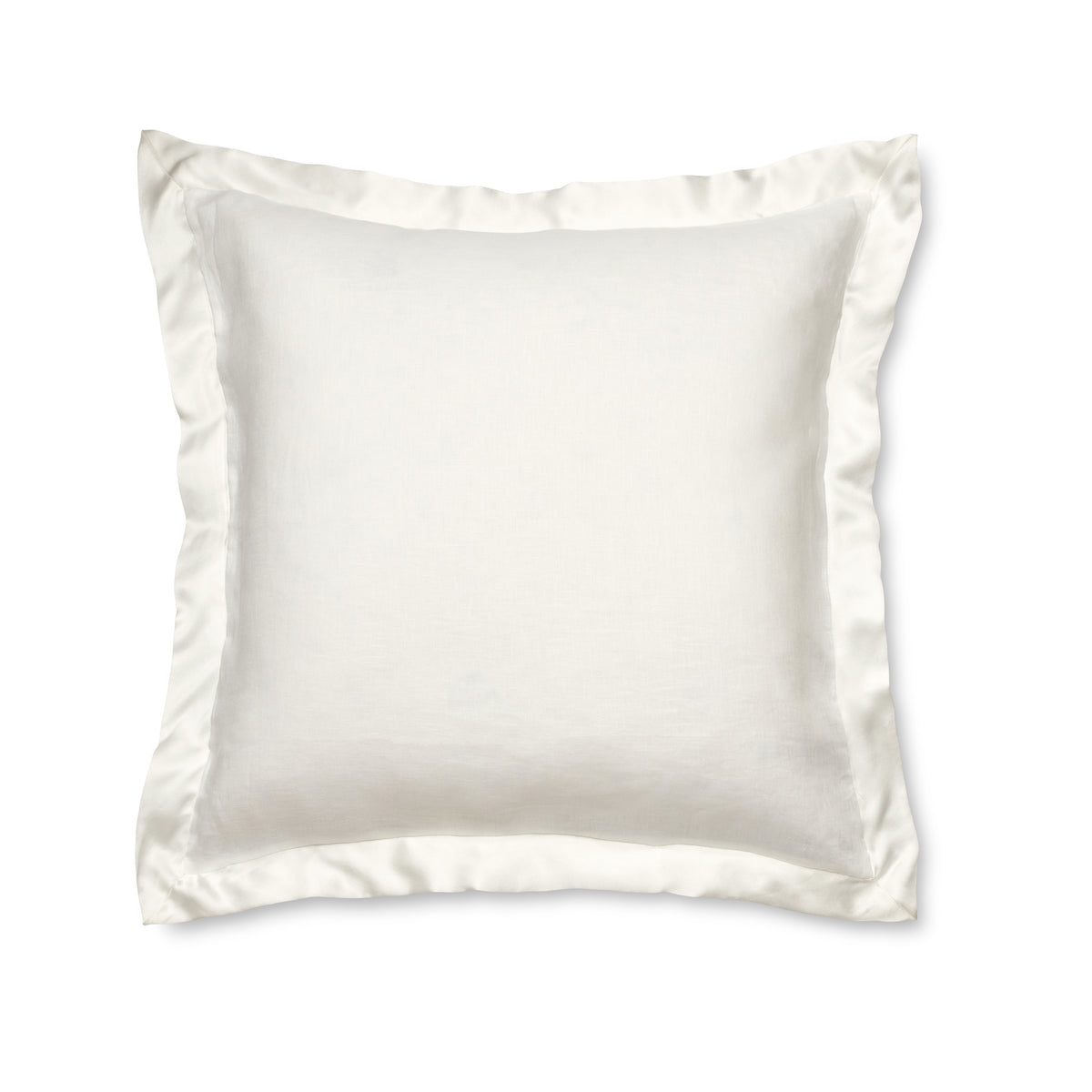 Lover's Kimono Linen Sham in White