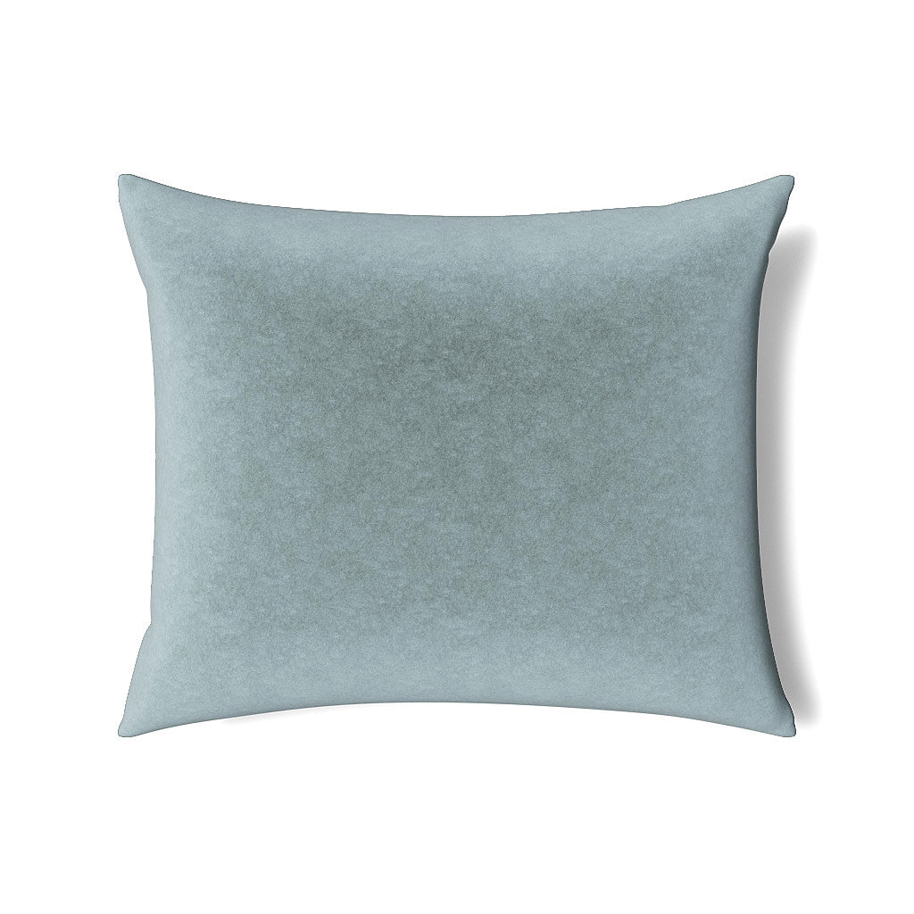 Fresco Velvet Pillow in Naples Blue