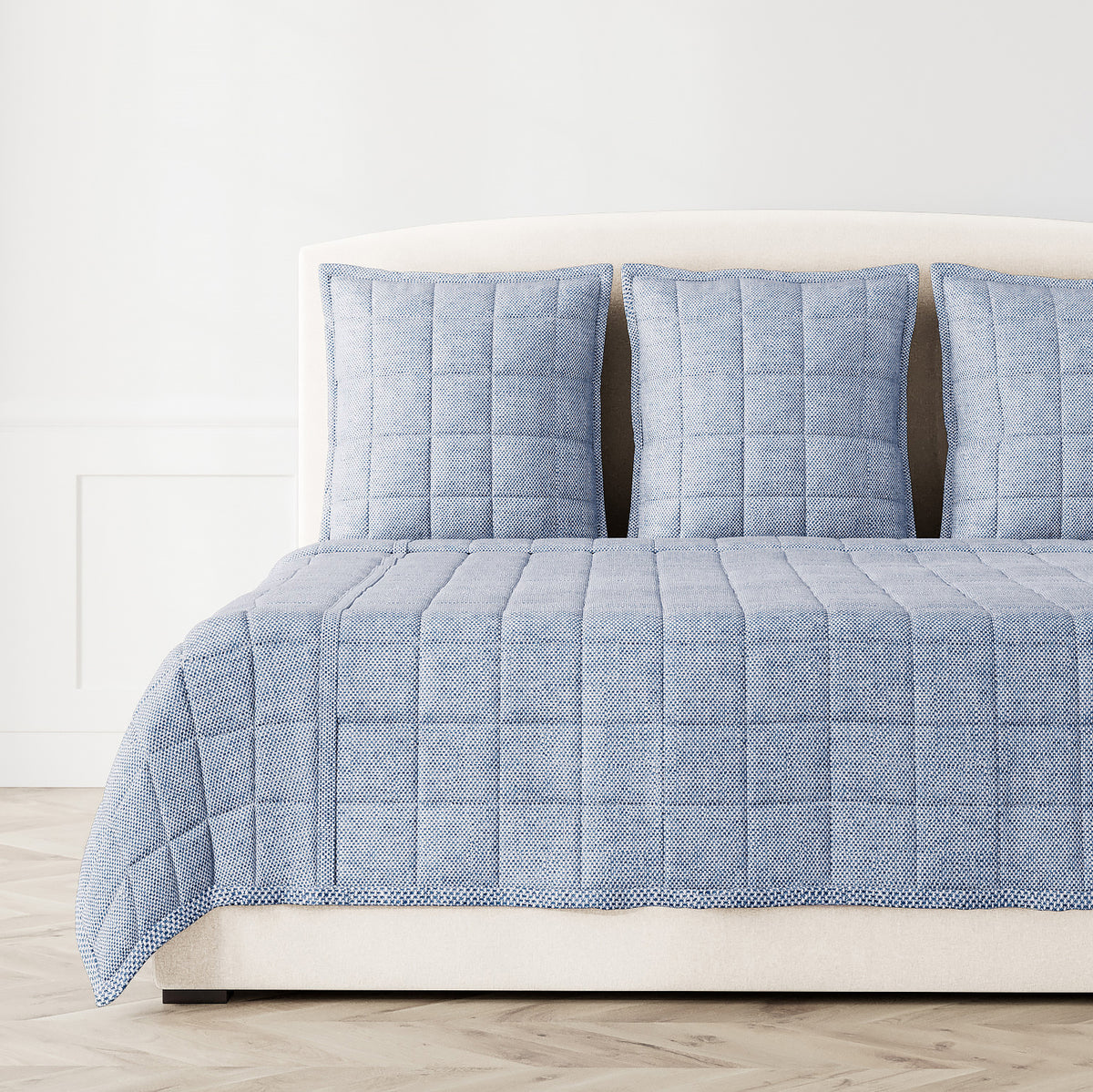 Panama Coverlet in Marine
