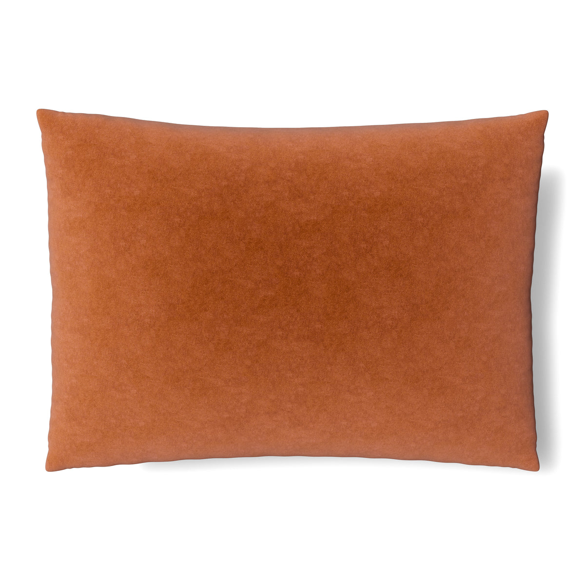 Fresco Velvet Sham in Terra Cotta