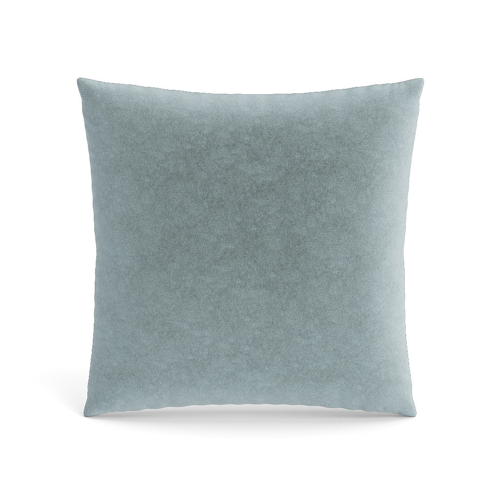 Fresco Velvet Pillow in Naples Blue