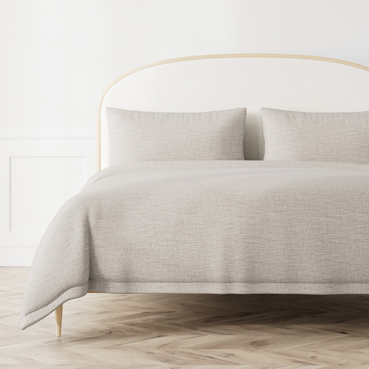 Isla Duvet Cover in Granite