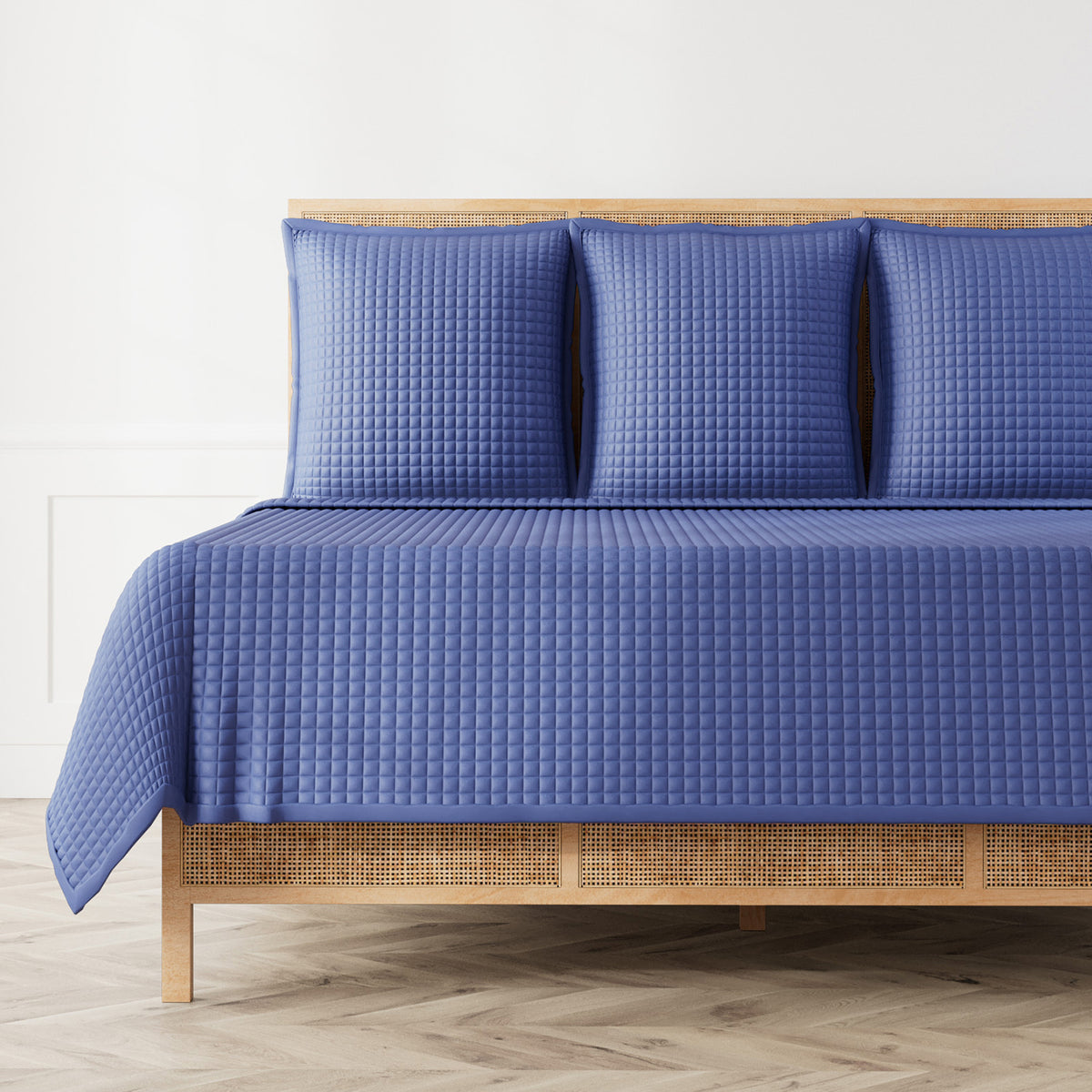 Ready-to-Bed 2.0 Quilted Lyocell Coverlet in Periwinkle