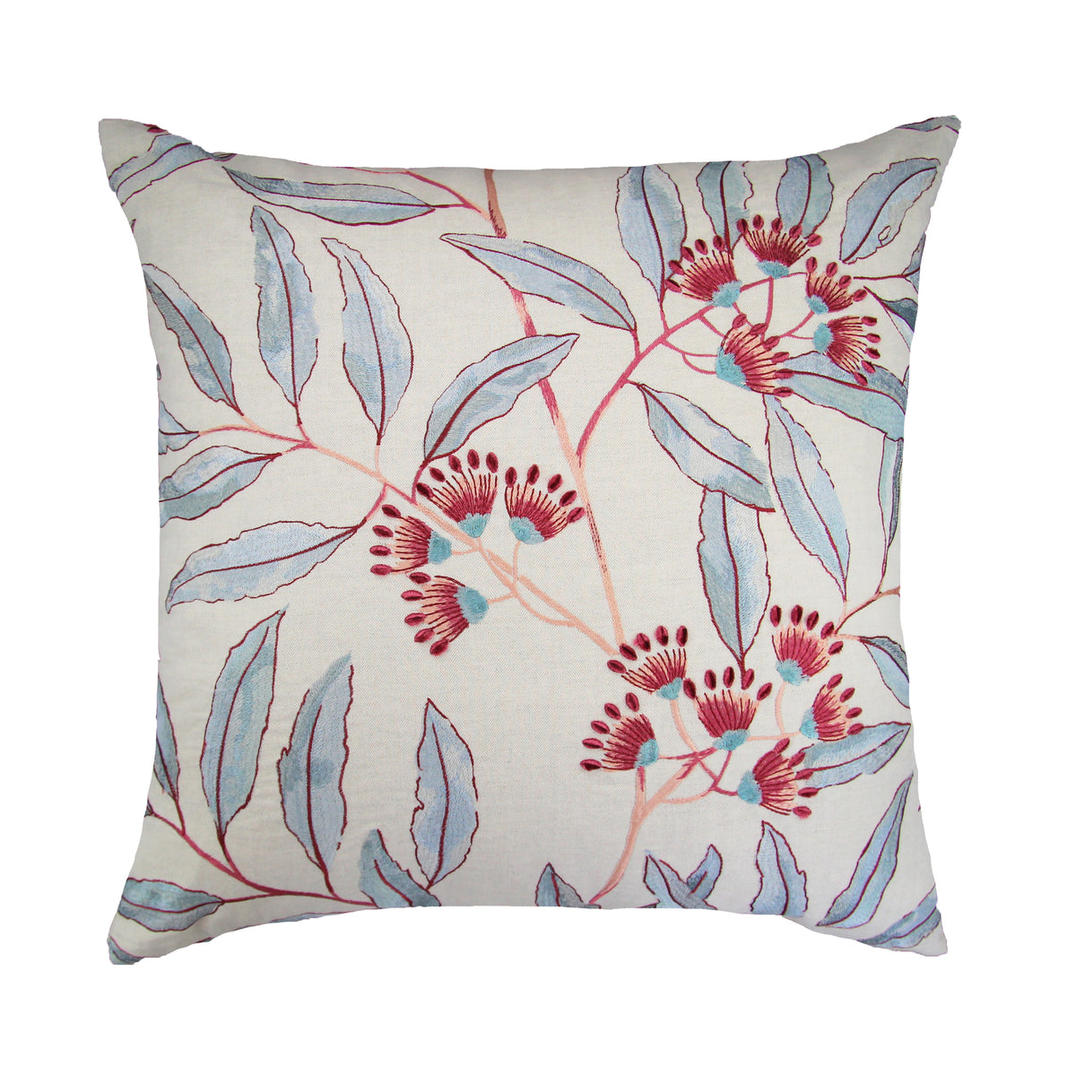 Linenberry Cotton Pillow in Blue