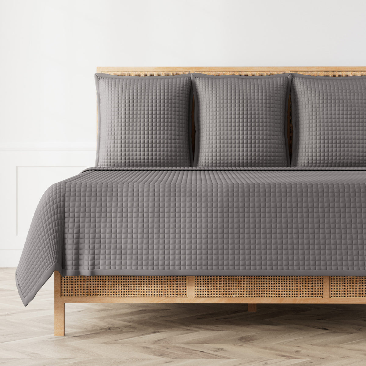 Ready-to-Bed 2.0 Quilted Lyocell Coverlet in Grey