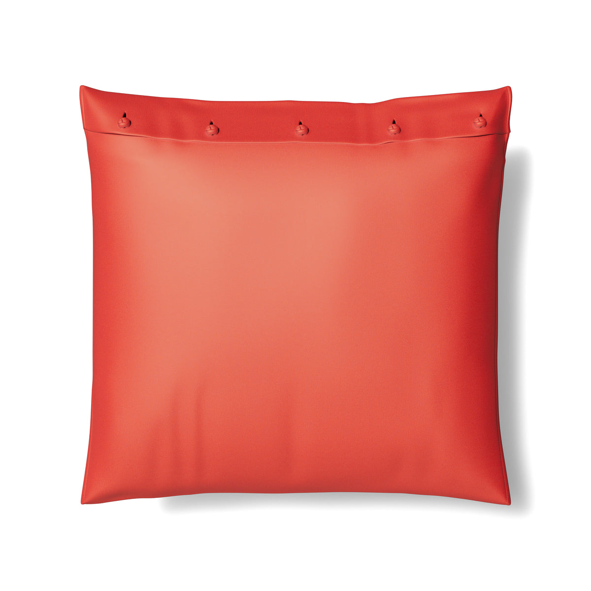 Charmeuse Sham With French Knots in Poppy