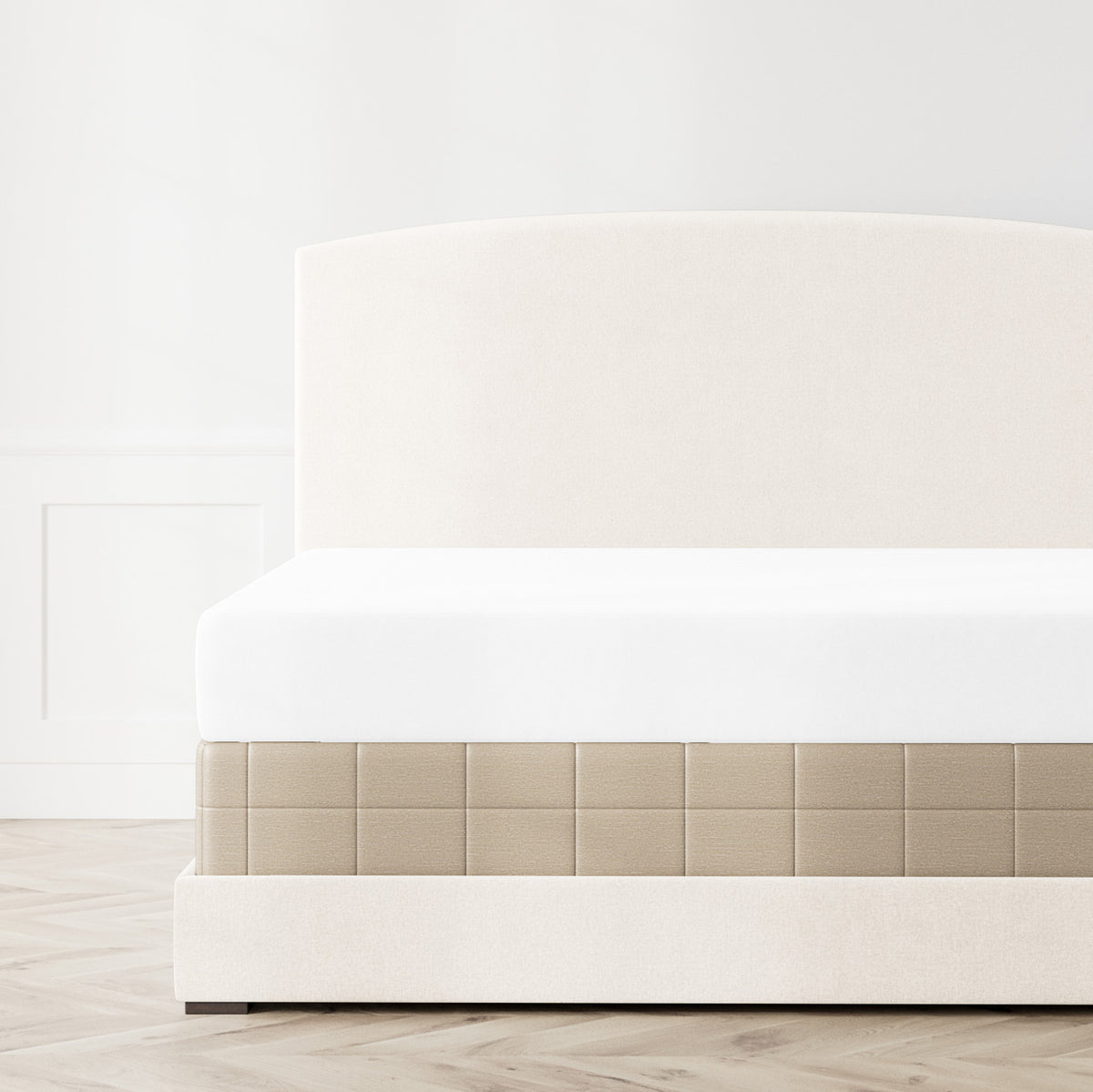 Stria Box Spring Cover in Bronze