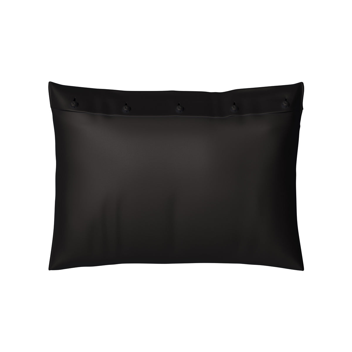 Charmeuse Sham With French Knots in Charcoal