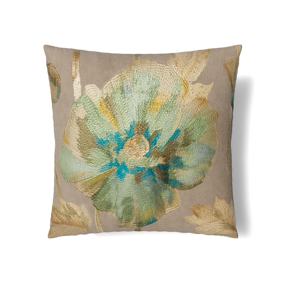 Opium Linen Pillow in Azure
