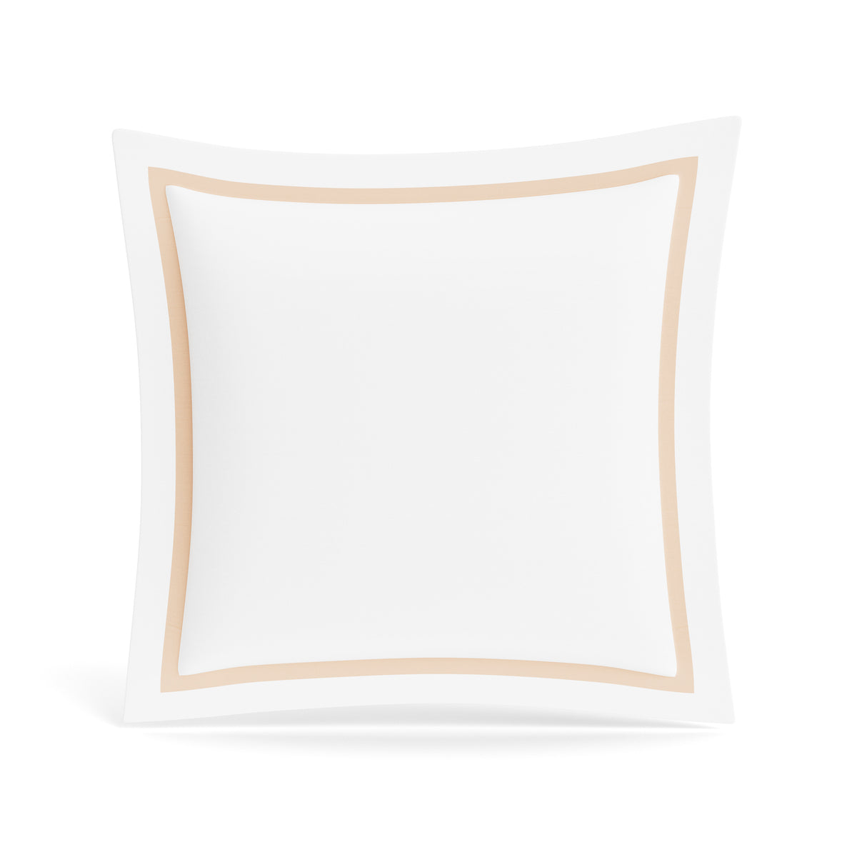 Ready-to-Bed 2.0 Cotton & Trim Sham in White/Taupe