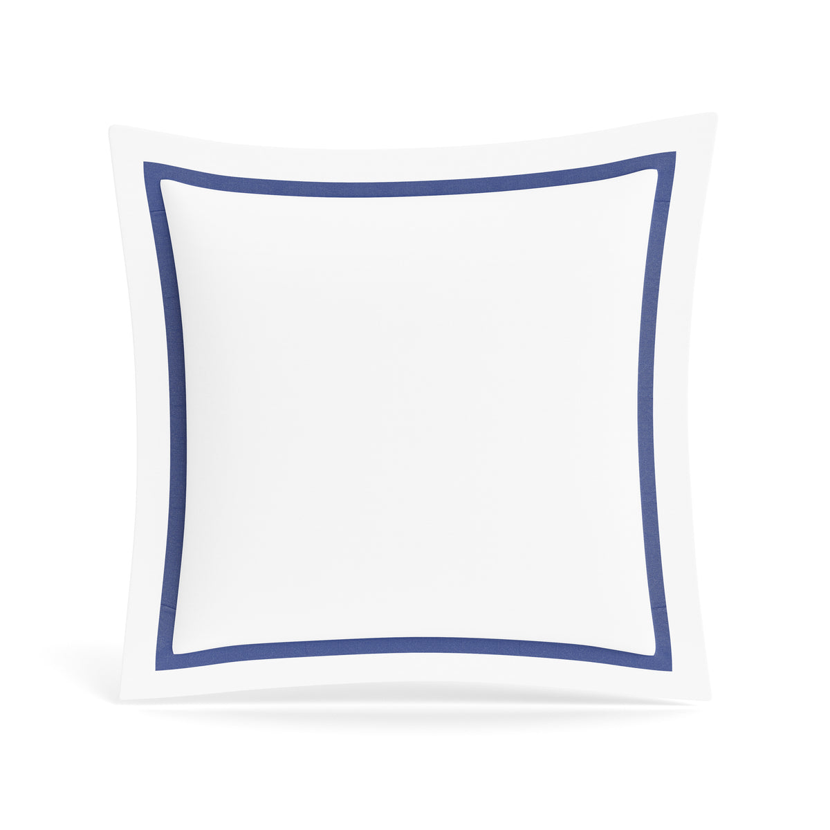 Ready-to-Bed 2.0 Cotton & Trim Sham in White-Navy