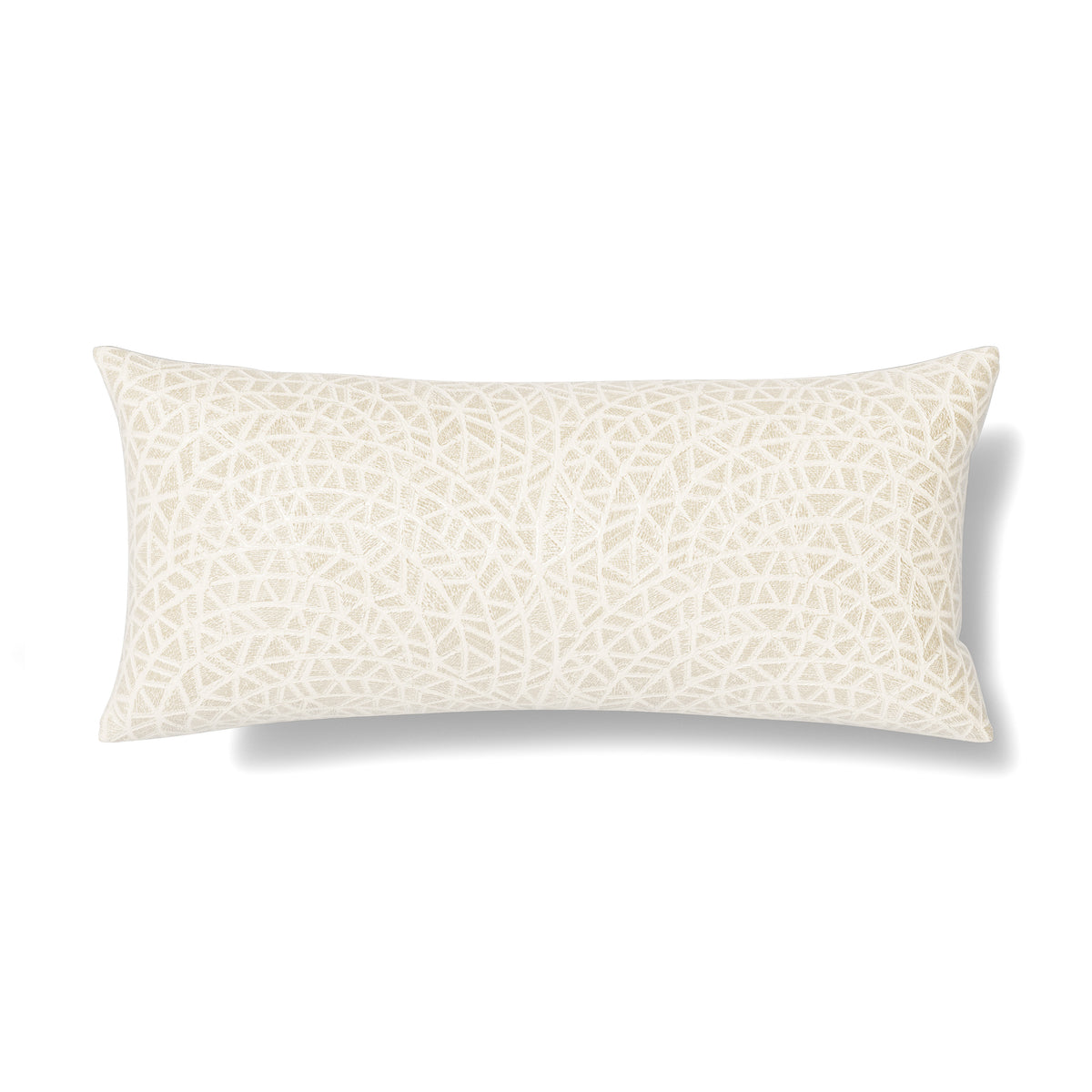 Ornament Cotton Pillow in Bone/Bone