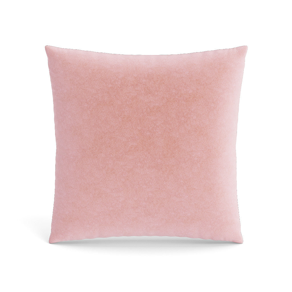 Fresco Velvet Pillow in Blush