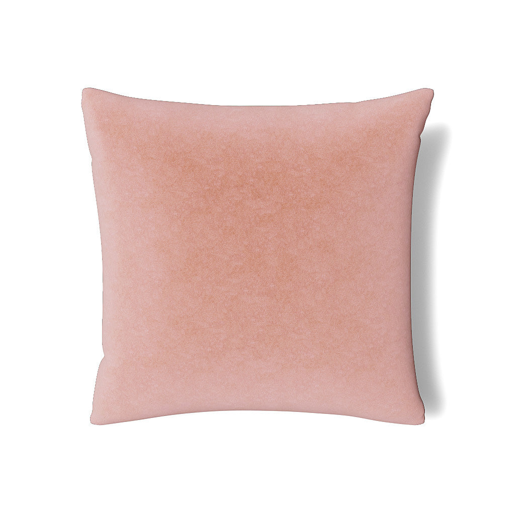 Fresco Velvet Sham in Blush