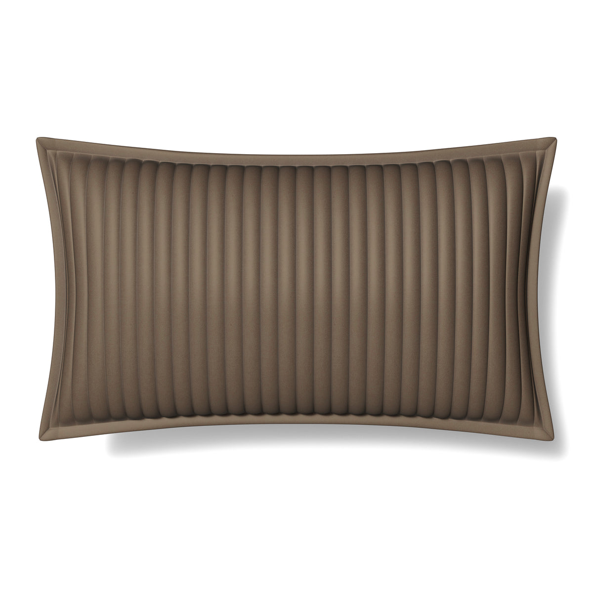Charmeuse Channel Quilt Pillow in Metal