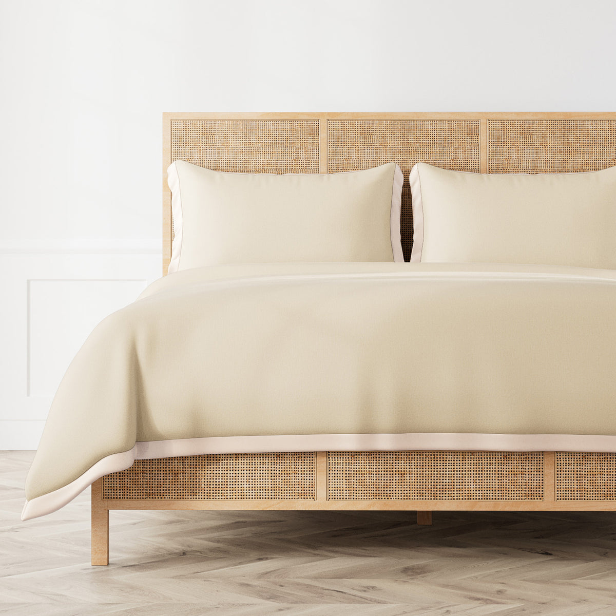 Lover's Kimono Linen Duvet Cover in Pumice