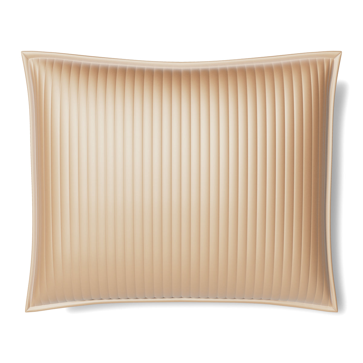 Charmeuse Channel Quilt Pillow in Pumice