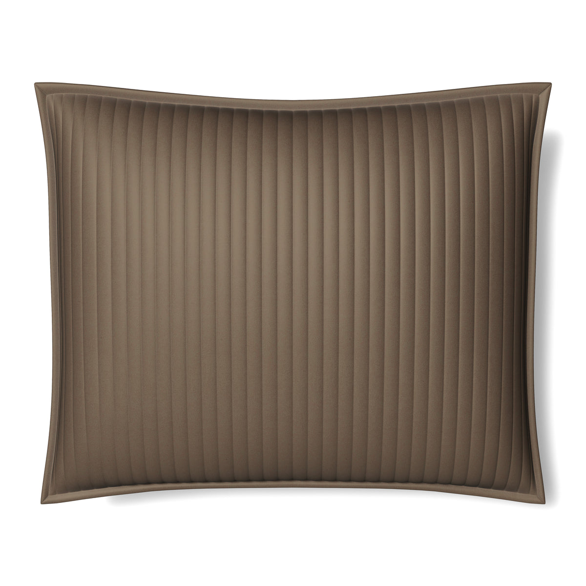 Charmeuse Channel Quilt Pillow in Metal