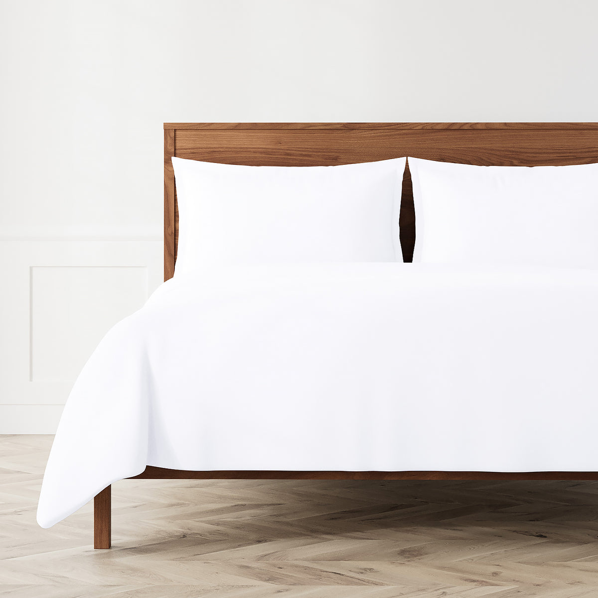 Neo Cotton Duvet Set in White