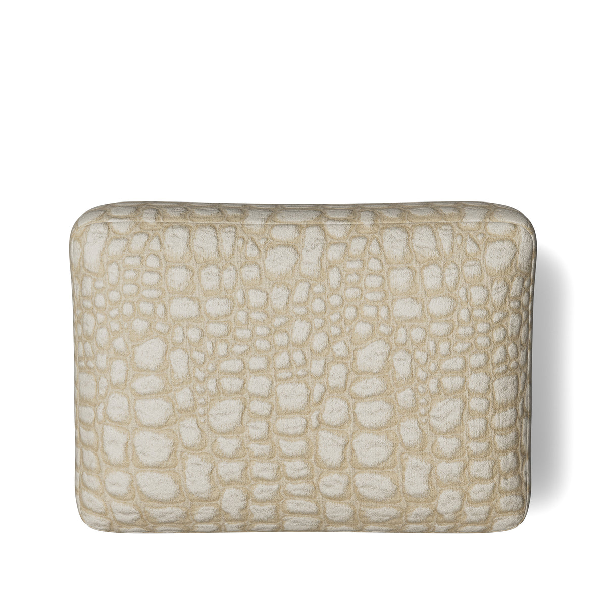 Croc Box Pillow in Quartz