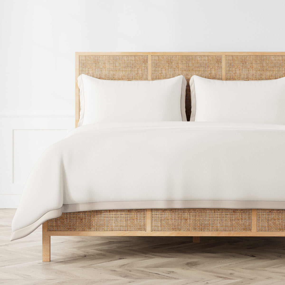 Lover's Kimono Linen Duvet Cover in Silver