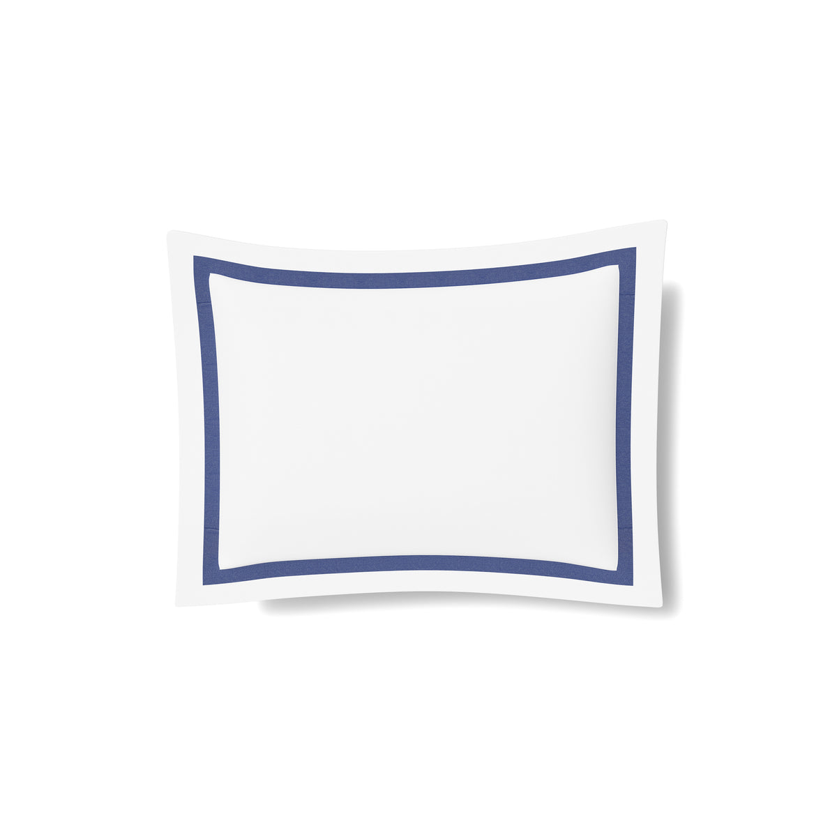 Ready-to-Bed 2.0 Cotton & Trim Sham in White-Navy