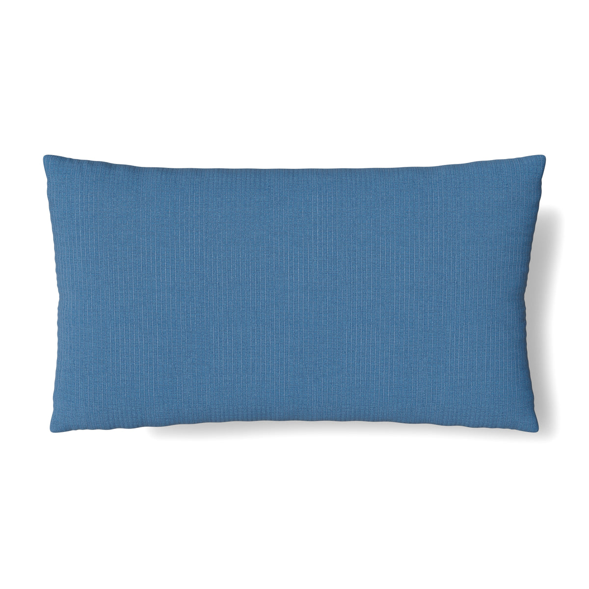 Lamina Cotton Pillow in Blue