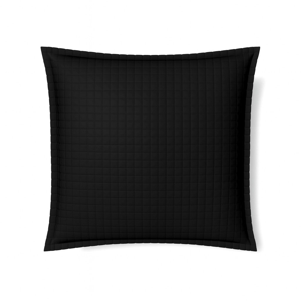 Ready-to-Bed 2.0 Quilted Lyocell Sham in Black